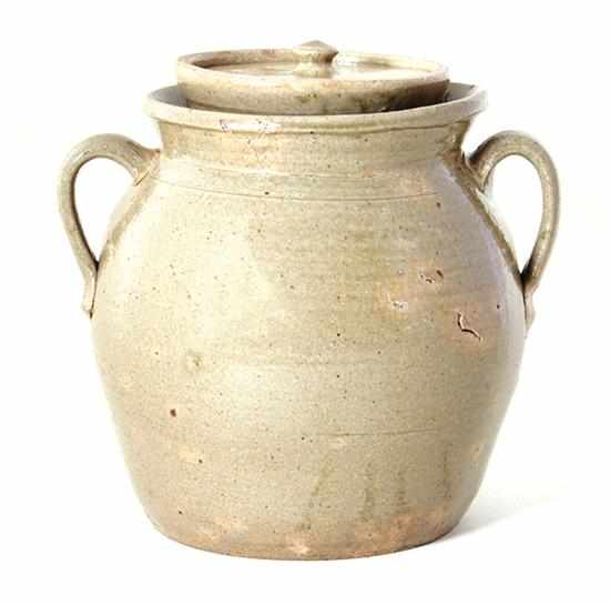 Rare Edgefield stoneware storage jar home brew jar Horse Creek