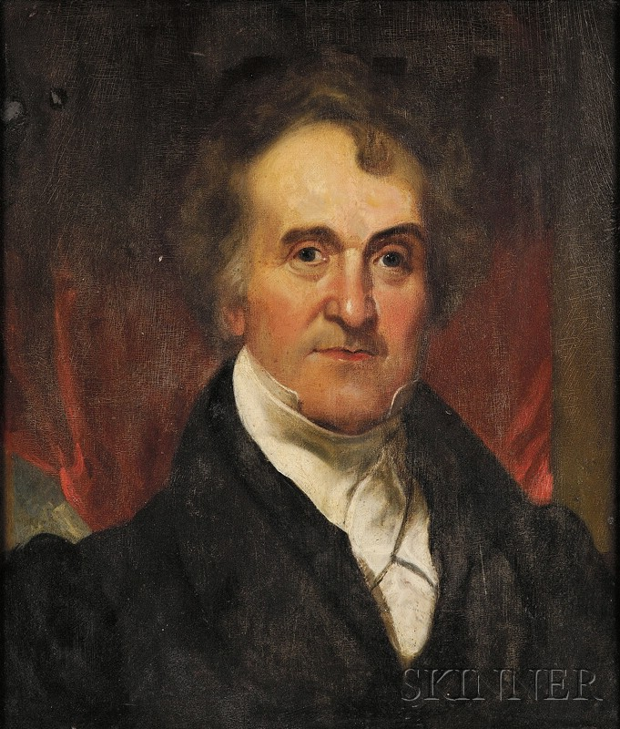 Attributed to Henry Inman American 1801 1846 Portrait of William