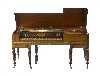 A WILLIAM IV MAHOGANY SQUARE PIANO crossbanded in rosewood and
