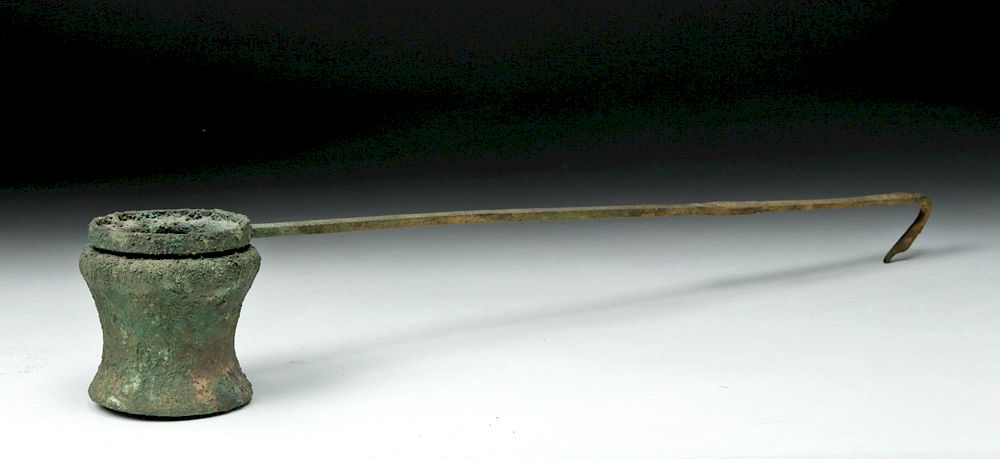 Roman Bronze Ceremonial Ladle Originally Listed At 400 Roman Imperial