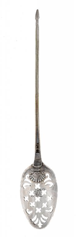 A GEORGE II PICTURE BACK MOTE SPOON the bowl with