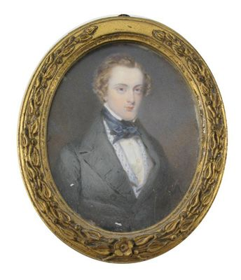 Samuel Lover R H A 1797 1868 Portrait of E