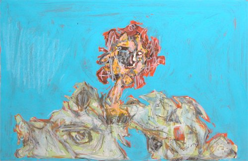 Missing Person Artist Bougher George an expressionist bust portrait and