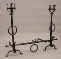 An Arts and Crafts Style Wrought Iron Fireguard A fabulous