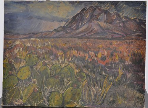AMERICAN PAINTINGsigned lower right Condition all items are estate condition