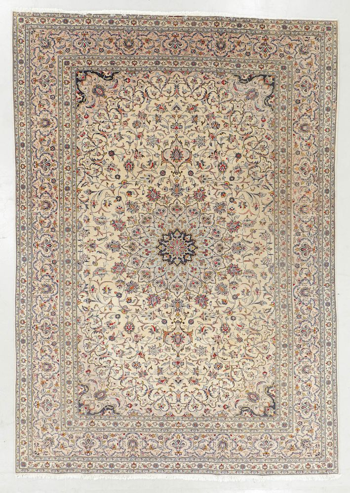 Vintage Kashan Rug Persia 8 1 x 11 5 Vintage
