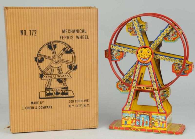Chein No 172 Wind Up Ferris Wheel Toy Description Includes