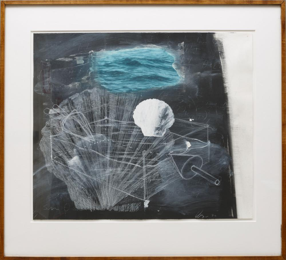 Vernon Fisher American Texas b 1943 Untitled Shells 1990 mixed