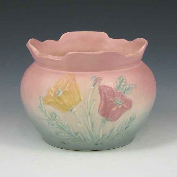 Hull Poppy 603 4 3 4 Jardiniere Mint Poppy jardiniere