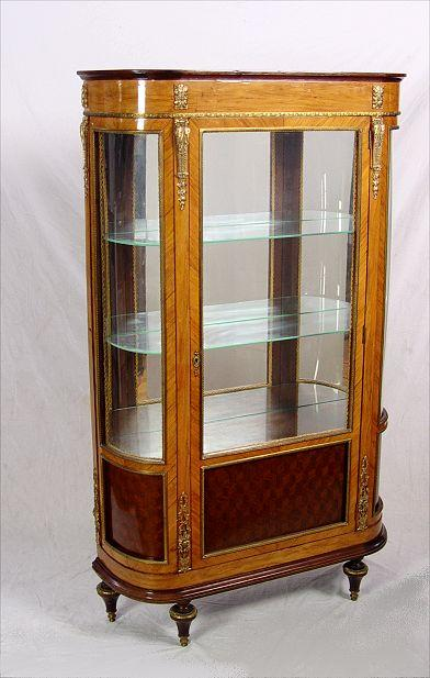 FRENCH LOUIS VXI STYLE ORMOLU DISPLAY CABINET Late 18th early