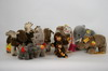STUFFED ANIMALS Lot of ten miniature stuffed animals includes three
