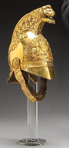 A British officer s Pattern 1834 helmet for the Royal