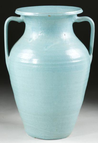 NC Pottery Porch Vase att JB Cole circa 1930s urn