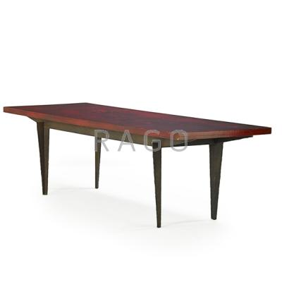 SERGE DAMON b 1919 Console table France 1966 Resin coated