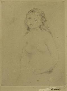 Print by Pierre Pierre Auguste Renoir French 1841 1919 Etude