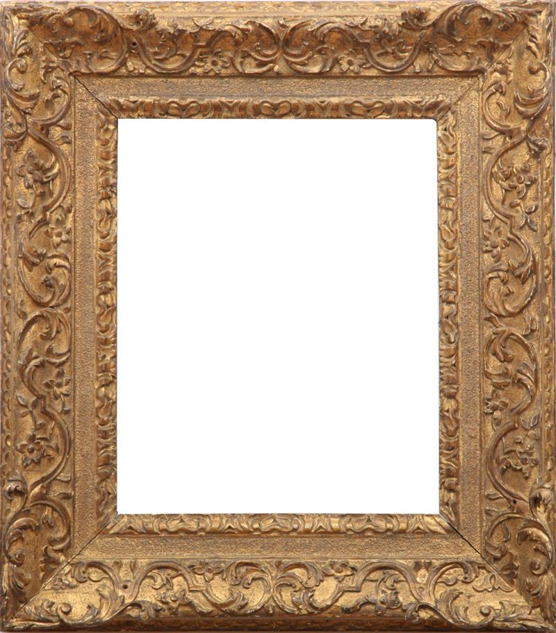 SMALL EARLY LOUIS XV GILTWOOD PICTURE FRAME With an interior