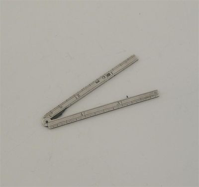 A George III folding 6in rule maker s mark mis