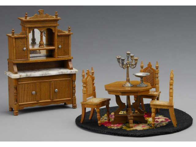 Schneegass Large Sideboard and Dining Set MN Eight pieces Includes