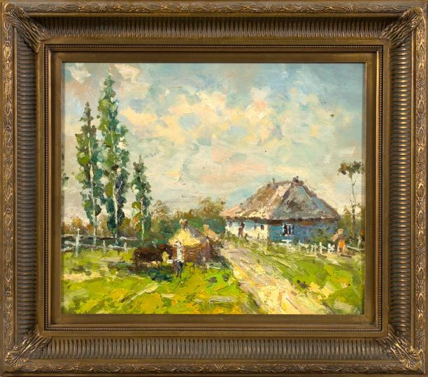Continental School 21st Century Sunny Day on the Farm oil