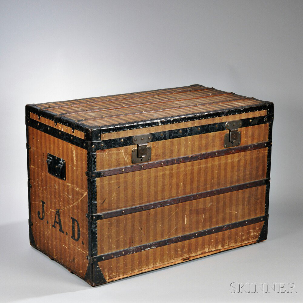 Louis Vuitton Ray e Canvas Haute Courier Trunk Paris France
