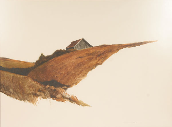 Rob O Dell Indiana b 1938 watercolor Thawing Out 29