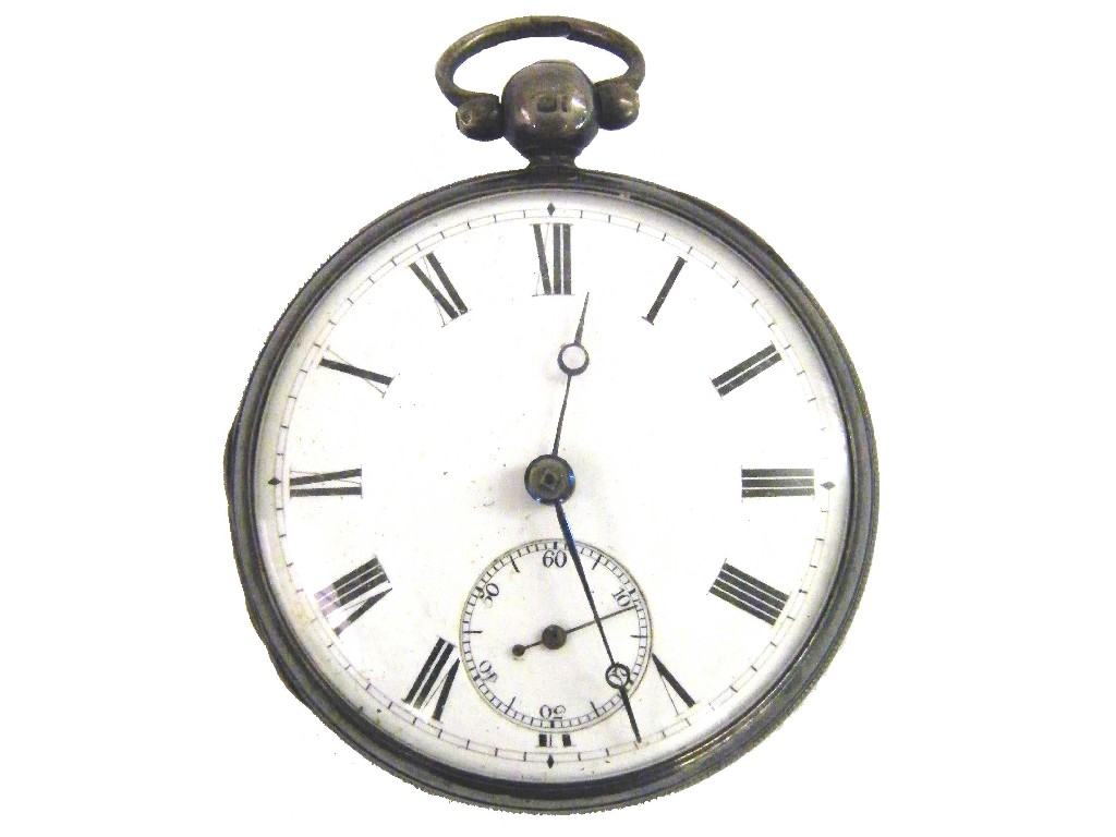 Silver fusee lever pocket watch hallmarked London 1837 the movement