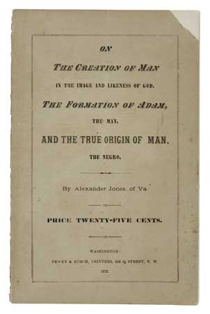 RACISM On the Creation of Man in the Image and