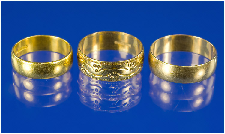 22ct Gold Wedding Band 5 5 grammes in weight Plus
