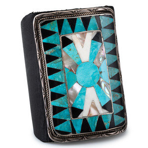Navajo or Zuni Mosaic Inlay Ketoh mid third quarter 20th