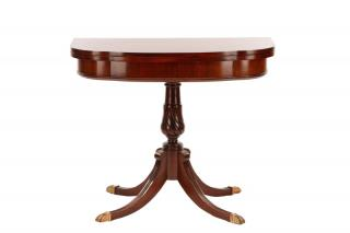 Regency Style Mahogany Flip Top Game Table English 20th century