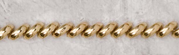SAN MARCO GOLD BRACELET 14k yellow gold San Marco polished