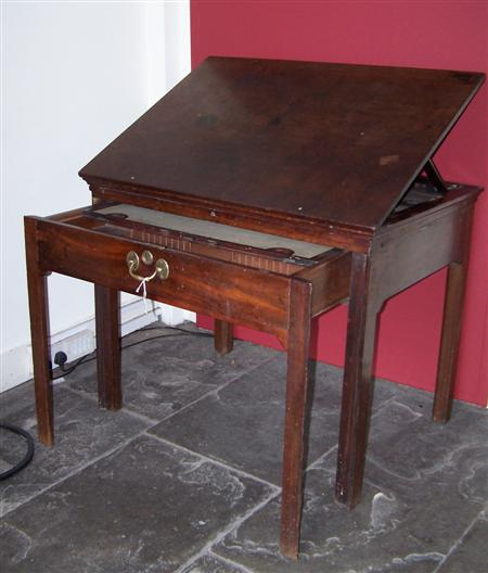 A George III mahogany architects desk circa 1760 the ratchet