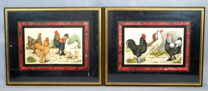Lot of 4 chromo lithographs c 1880 by Jean Bungartz