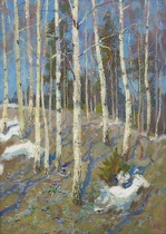 Mark Kremer Russian born 1928 Early Spring 1965 Oil on