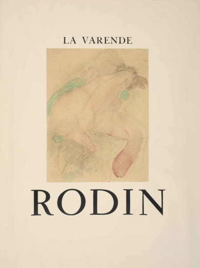 RODIN AUGUSTE La Varende Rodin 14 hors texte color lithographed