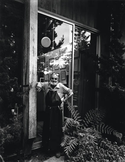 NEWMAN ARNOLD 1918 2006 Portrait of Ansel Adams outside his
