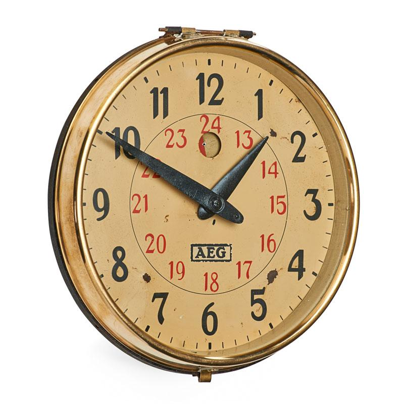 PETER BEHRENS Railroad station clock Condition Report Three small areas