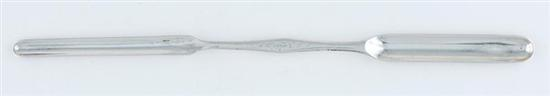 Rare Southern coin silver marrow scoop A Young Sons Camden