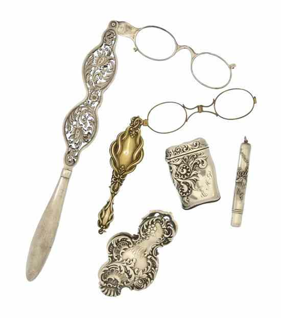 A Collection of American Sterling Silver Articles comprising a Whiting