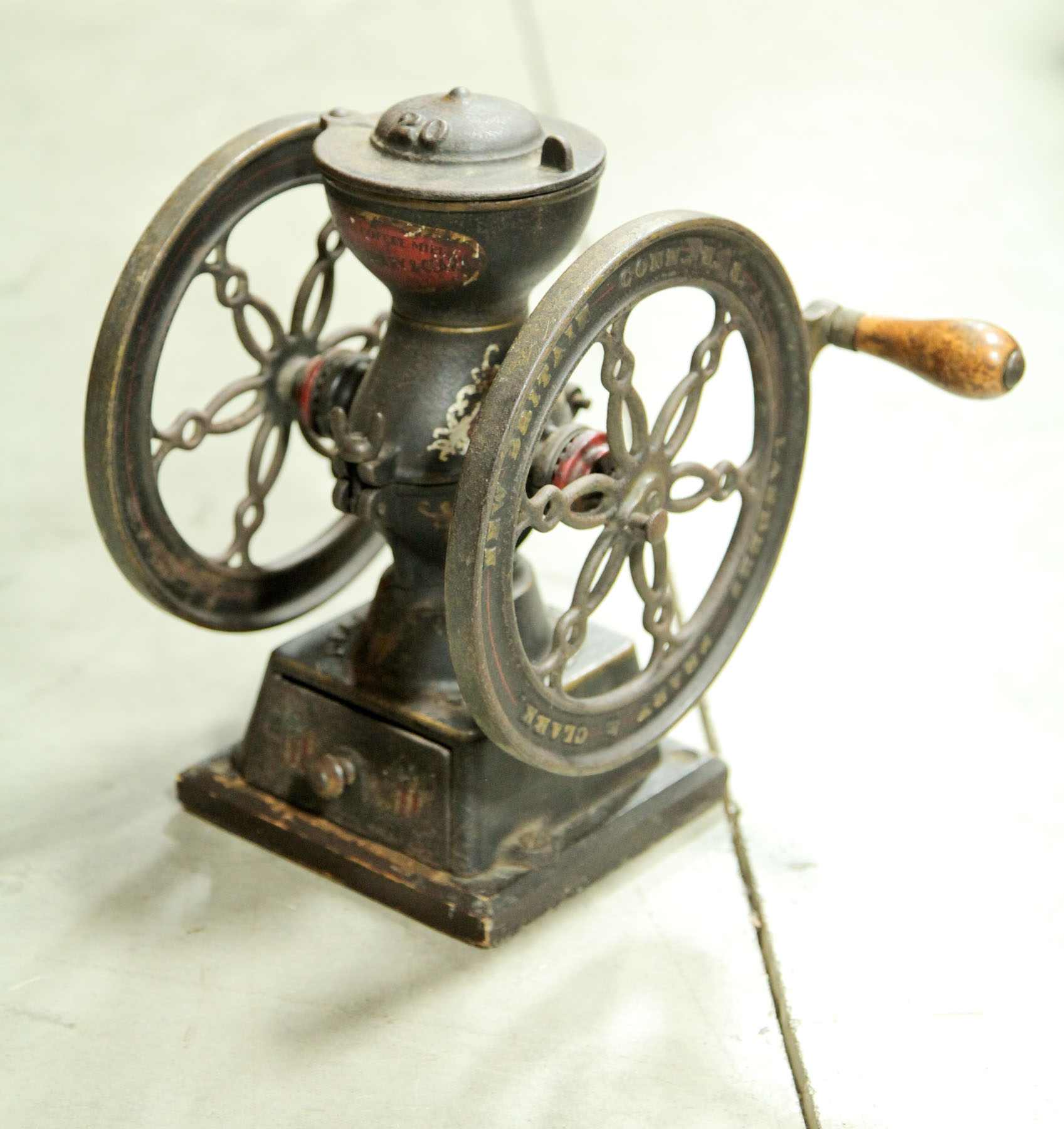 LANDERS FRARY CLARK COFFEE GRINDER New Britain Connecticut late 19th