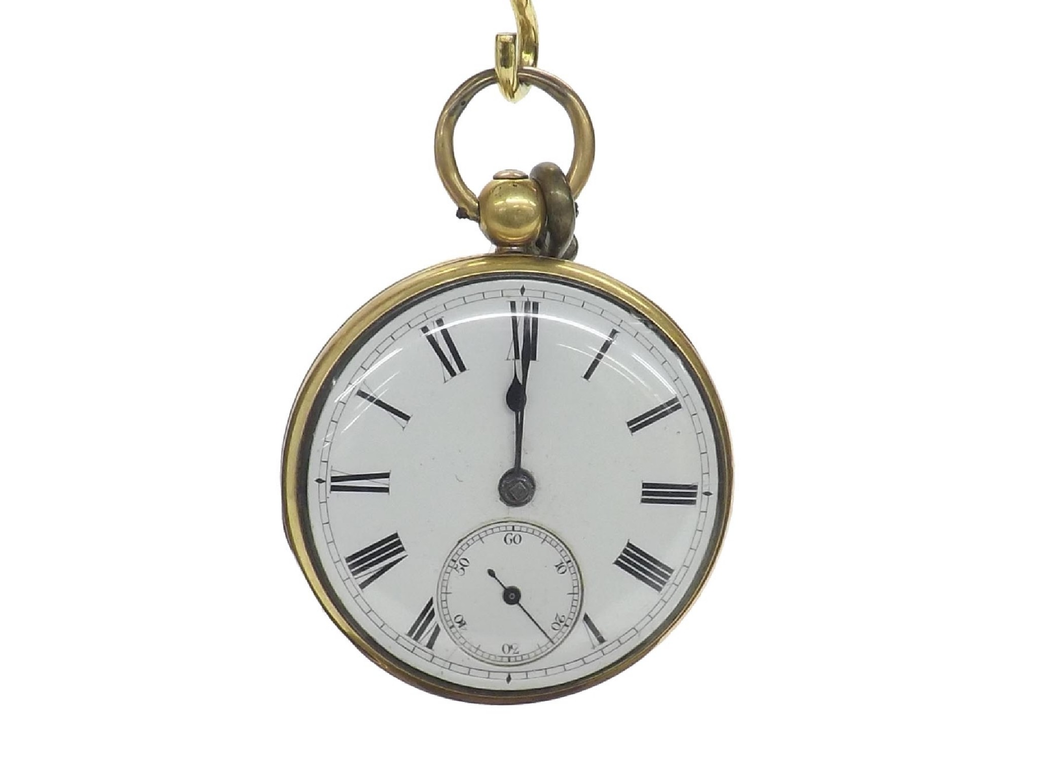 18ct fusee lever pocket watch London 1828 or 1832 hallmark