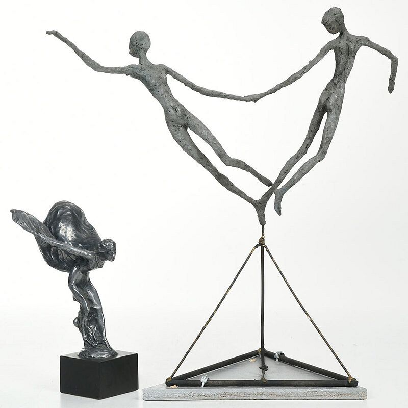 Cast Spirit Of Ecstasy Hood Ornament 20th century after the
