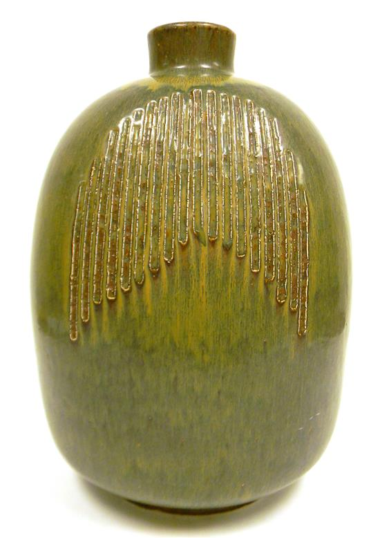 Eva Staehr Nielsen for Saxbo Denmark monumental pottery vase circa