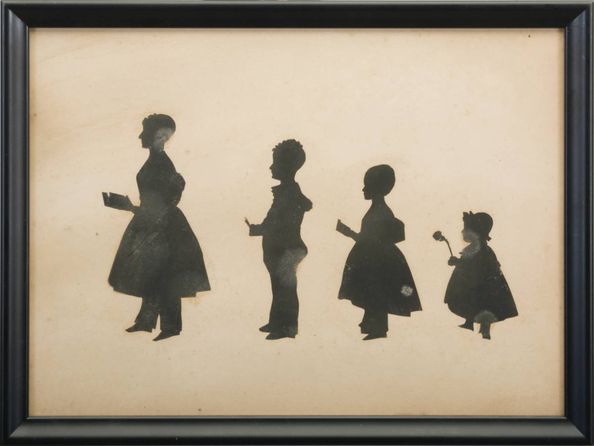 FULL LENGTH SILHOUETTE OF THE WING CHILDREN OF ALBANY NEW