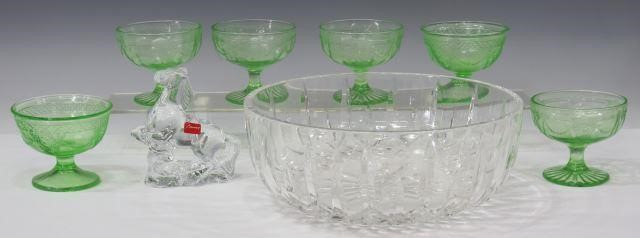 lot of 8 Group of decorative table items including 1