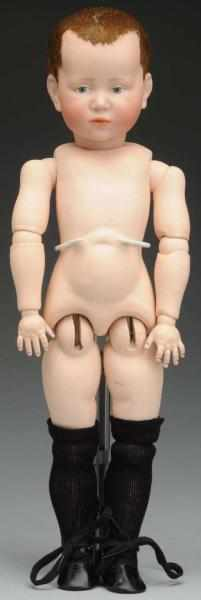 Splendid German Bisque Character Doll Socket head incised K star