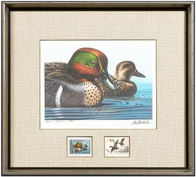 Six Federal duck stamp prints 1979 1984 all photolithographs Green