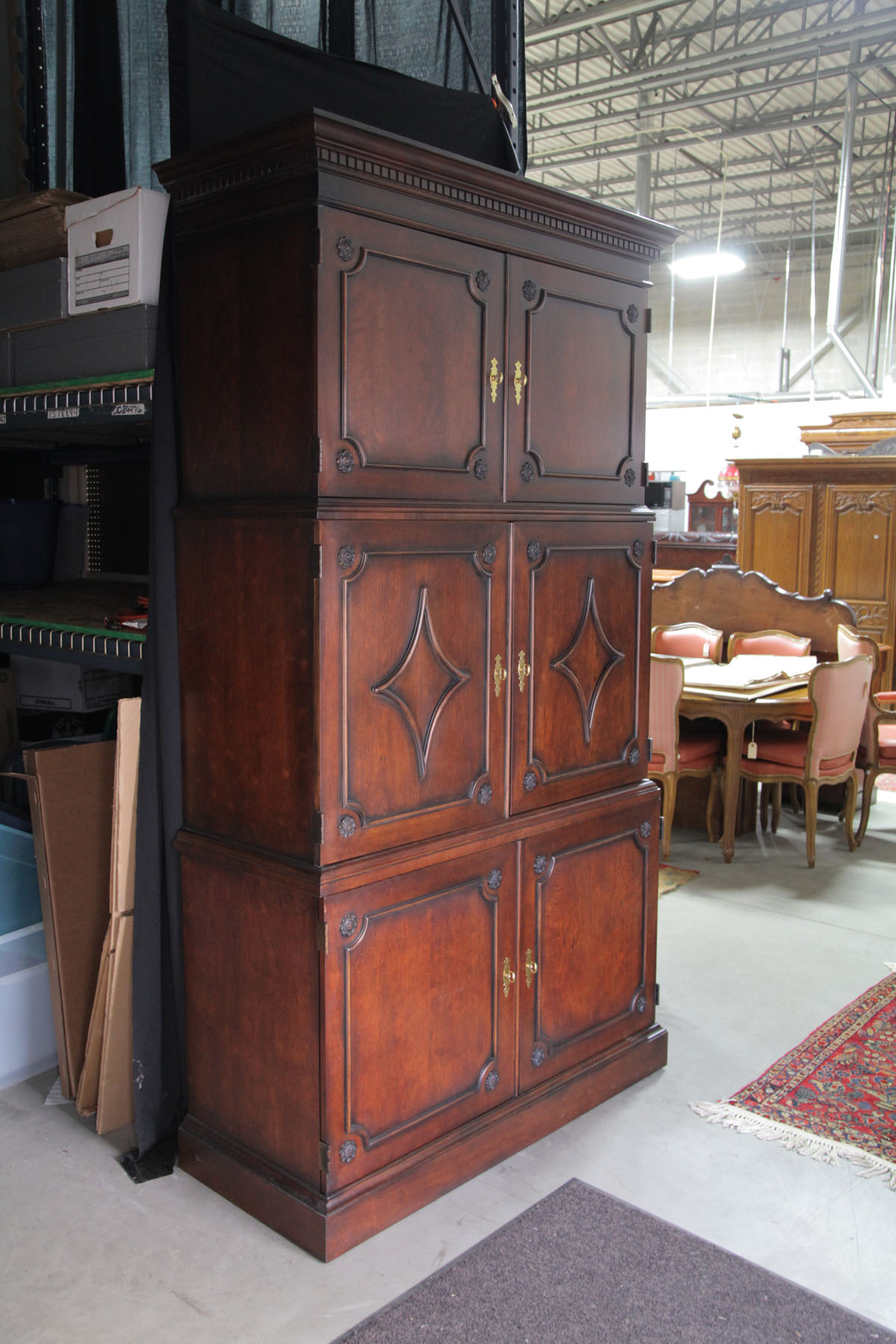 HICKORY CHAIR CO ENTERTAINMENT CENTER North Carolina 20th century Large