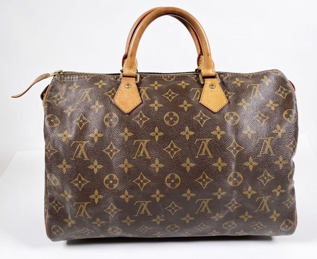 Vintage authentic Louis Vuitton Speedy 30 monogram hand bag or