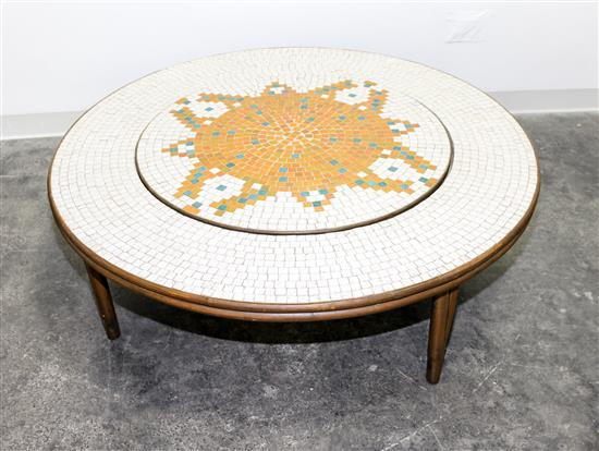 Sale 490 Lot 568 A Mid Century Tile Inset Low